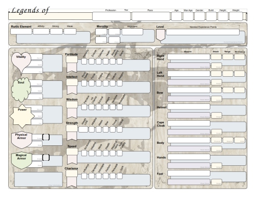 Character Sheet